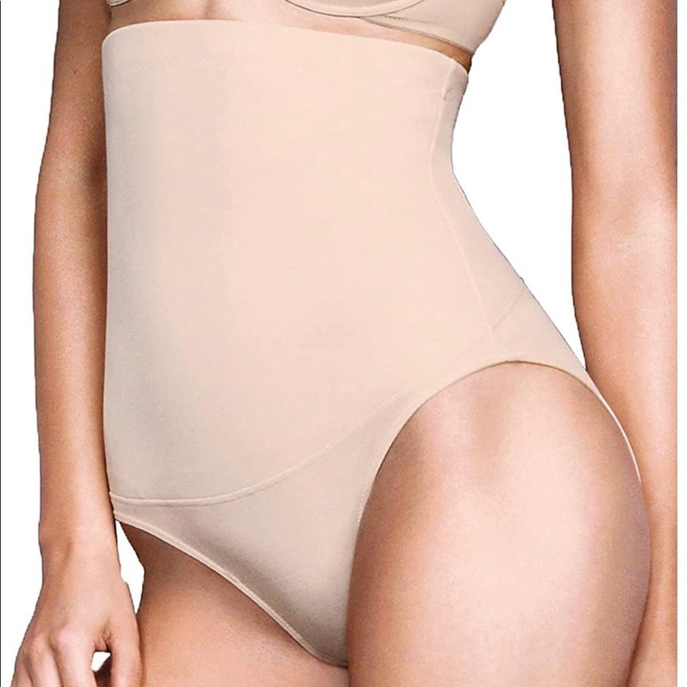 Maidenform Flexee Fat Free Slimming High Waist Shaping Brief Nude Small Large